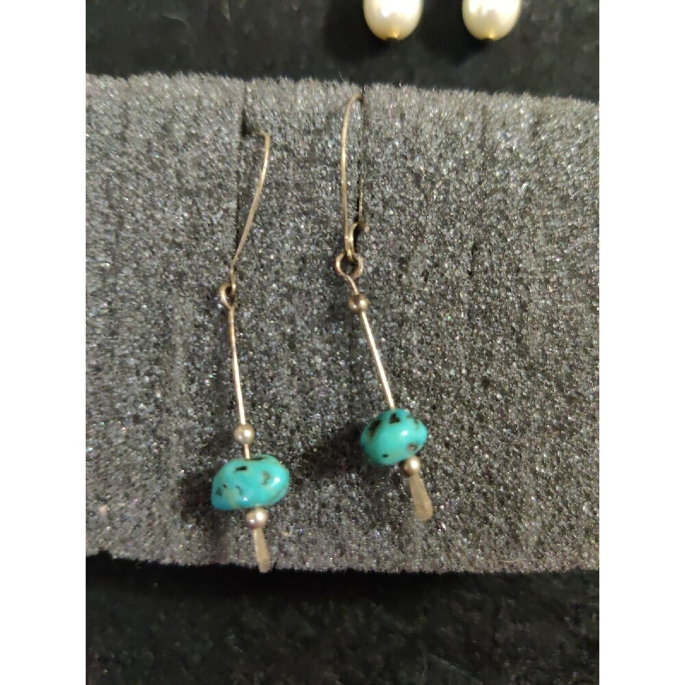 Silver Turquoise Earrings